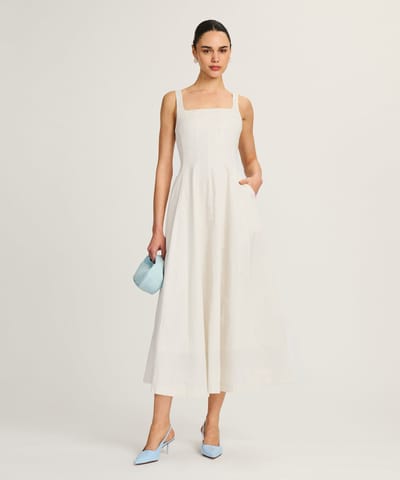 Organic Cotton Midi Dress by NAADAM