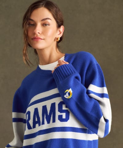 NFL Luxe Cashmere Oversized Crewneck Sweater by NAADAM