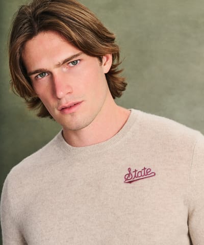 Men's Mississippi State University Cashmere Sweater by NAADAM