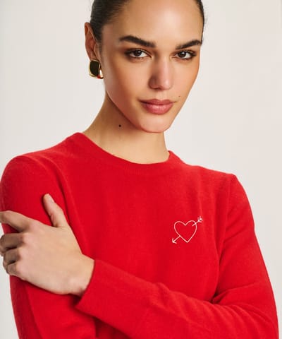 Women's Love Struck Cashmere Sweater by NAADAM