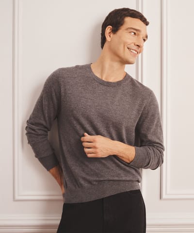 Super Fine Cashmere Long Sleeve Crewneck by NAADAM