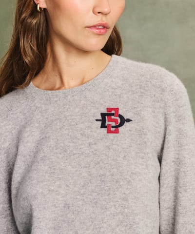 Women's San Diego State University Cashmere Sweater by NAADAM