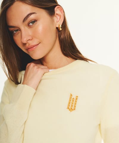 Wicked Yellow Brick Road Cashmere Sweater by NAADAM