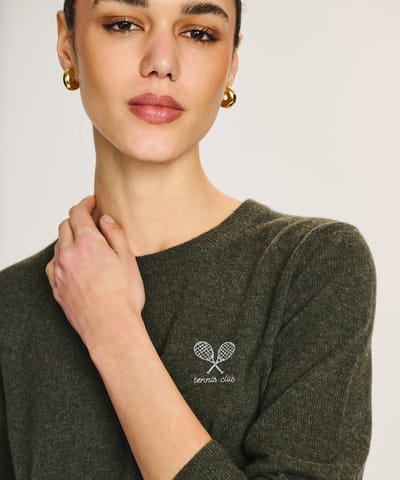 Women's Tennis Cashmere Sweater by NAADAM