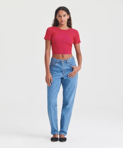 Wool Silk Reversible Twist Top by NAADAM