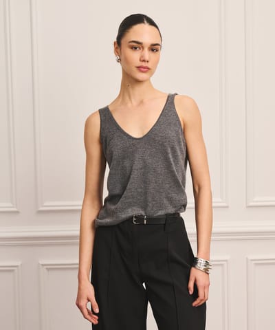 Super Fine Cashmere Tank by NAADAM