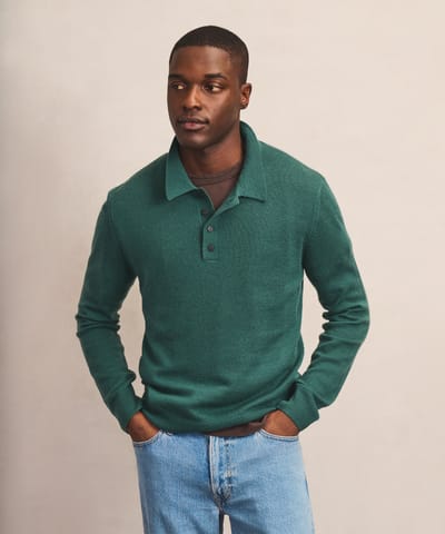 Lightweight Cashmere Polo by NAADAM
