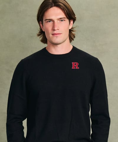 Men's Rutgers University Cashmere Sweater by NAADAM