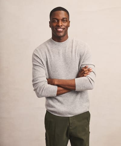 Lightweight Cashmere Crewneck Sweater by NAADAM