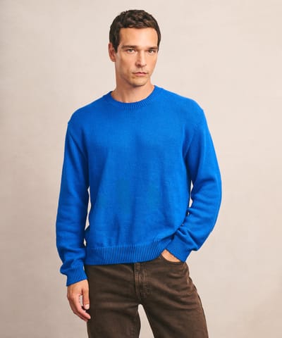 Cotton Crewneck Sweater by NAADAM