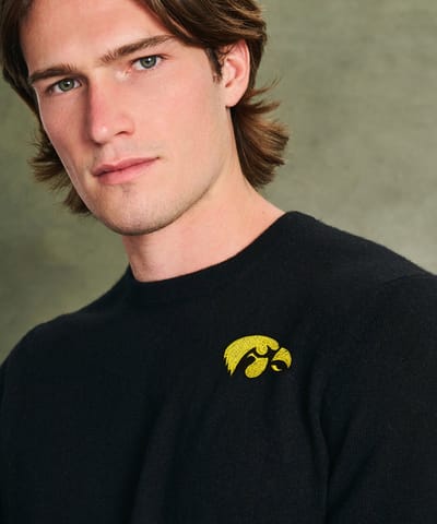 Men's University of Iowa Cashmere Sweater by NAADAM