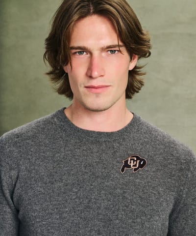 Men's University of Colorado Boulder Cashmere Sweater by NAADAM