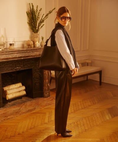 Cashmino Mixed Media Layered Turtleneck by NAADAM
