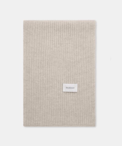 Cashmino Ribbed Scarf by NAADAM