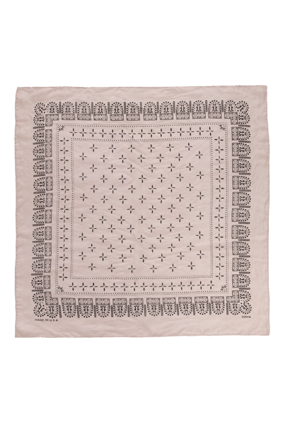 The OZMA Sisterhood Bandana, Regen Silk, Blush by OZMA
