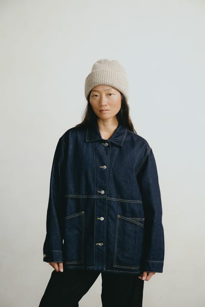 Loretta Jacket, Tencel Denim, Rinse by OZMA