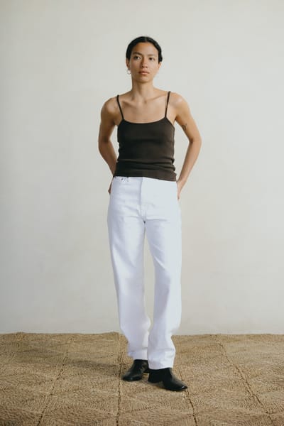 Una Jean, Recycled Denim, Salt by OZMA