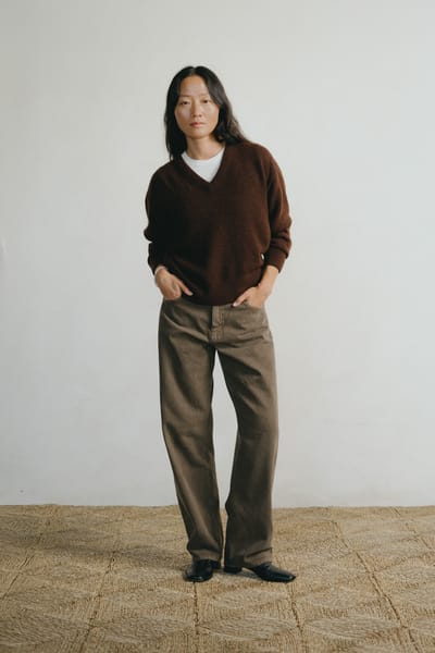Benny Jean, Recycled Denim, Vintage Brown by OZMA