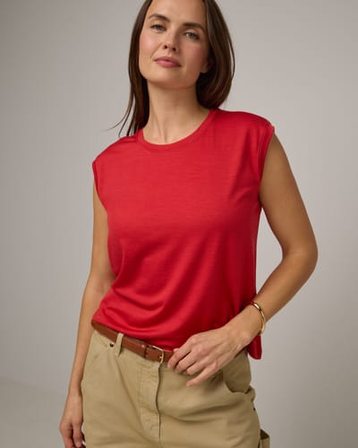 Dawn Boxy Tank by Wool&