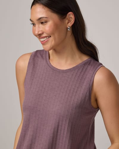 Poppy Jacquard Reversible Tank by Wool&
