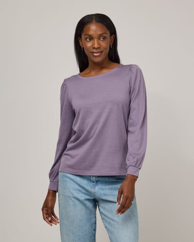 Edith Puff Sleeve Top by Wool&