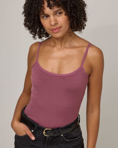 Roam Shelf Bra Cami by Wool&