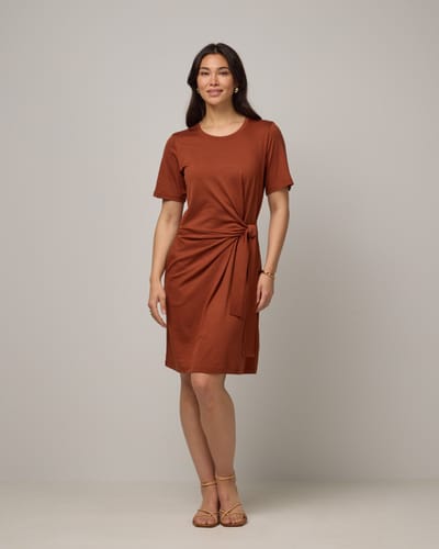 Kelly Faux Tie Dress by Wool&