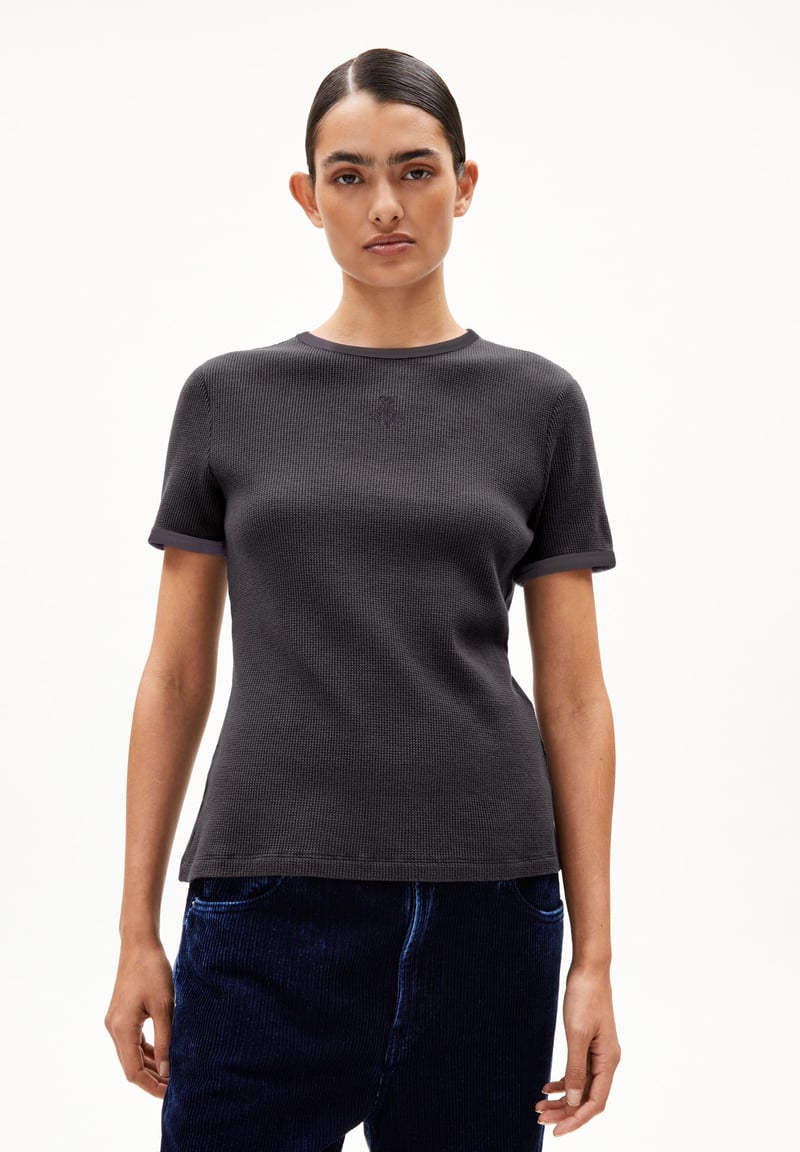 WALINAA GMT WASH T-SHIRT | dark steel by ARMEDANGELS, 100% Cotton