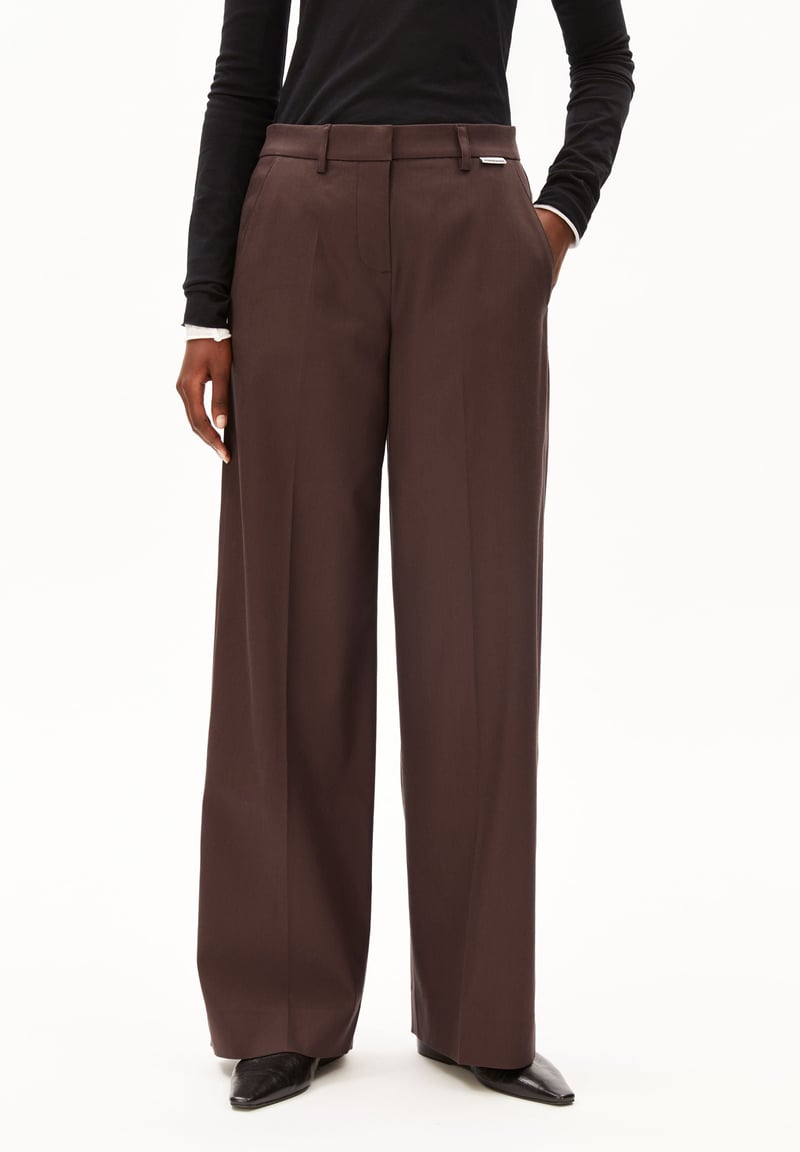 LEANDRAA PANT| claystone by ARMEDANGELS, 98% Lyocell, 2% Elastane