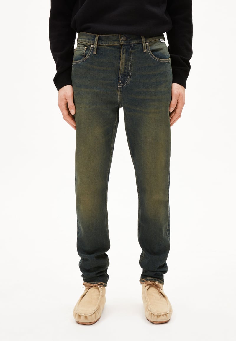 AARJO TARPA TAPERED JEAN | morina by ARMEDANGELS, 79% Cotton, 17% Lyocell, 3% Other, 1% Elastane