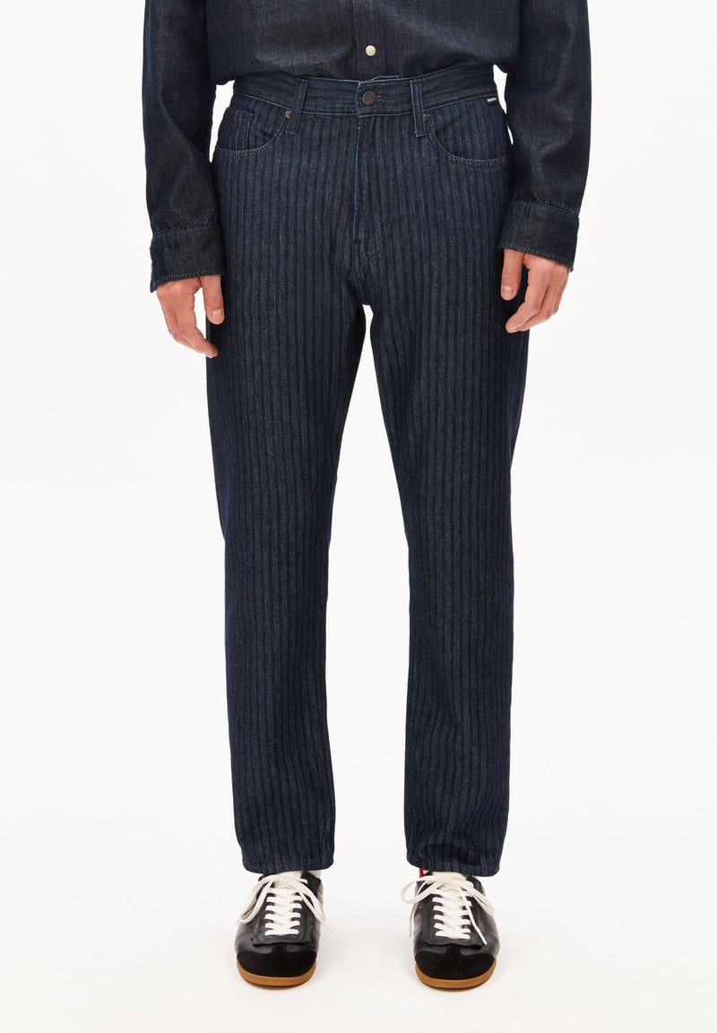 HERRINGBONE TAPERED JEAN | rinse by ARMEDANGELS, 100% Cotton