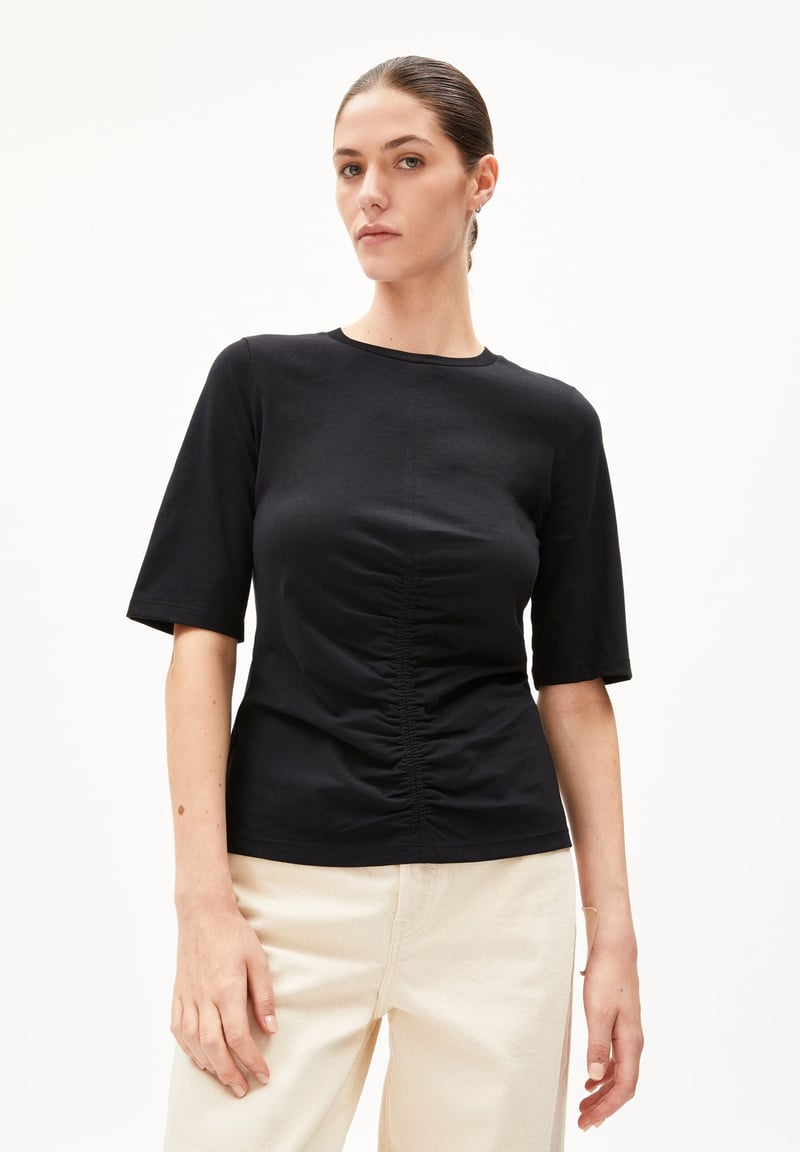 TRASLARAA JERSEY| black by ARMEDANGELS, 100% Cotton