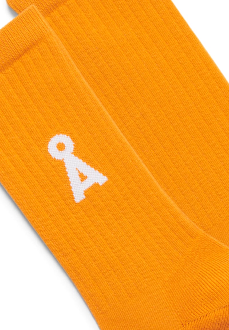 SAAMUS SHORT SOCKS | light tangerine by ARMEDANGELS, 78% Cotton, 20% Nylon, 2% Elastane