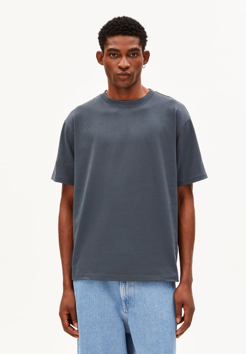 MAARKOS HEAVY WEIGHT T-SHIRT | moonshadow by ARMEDANGELS, 100% Cotton