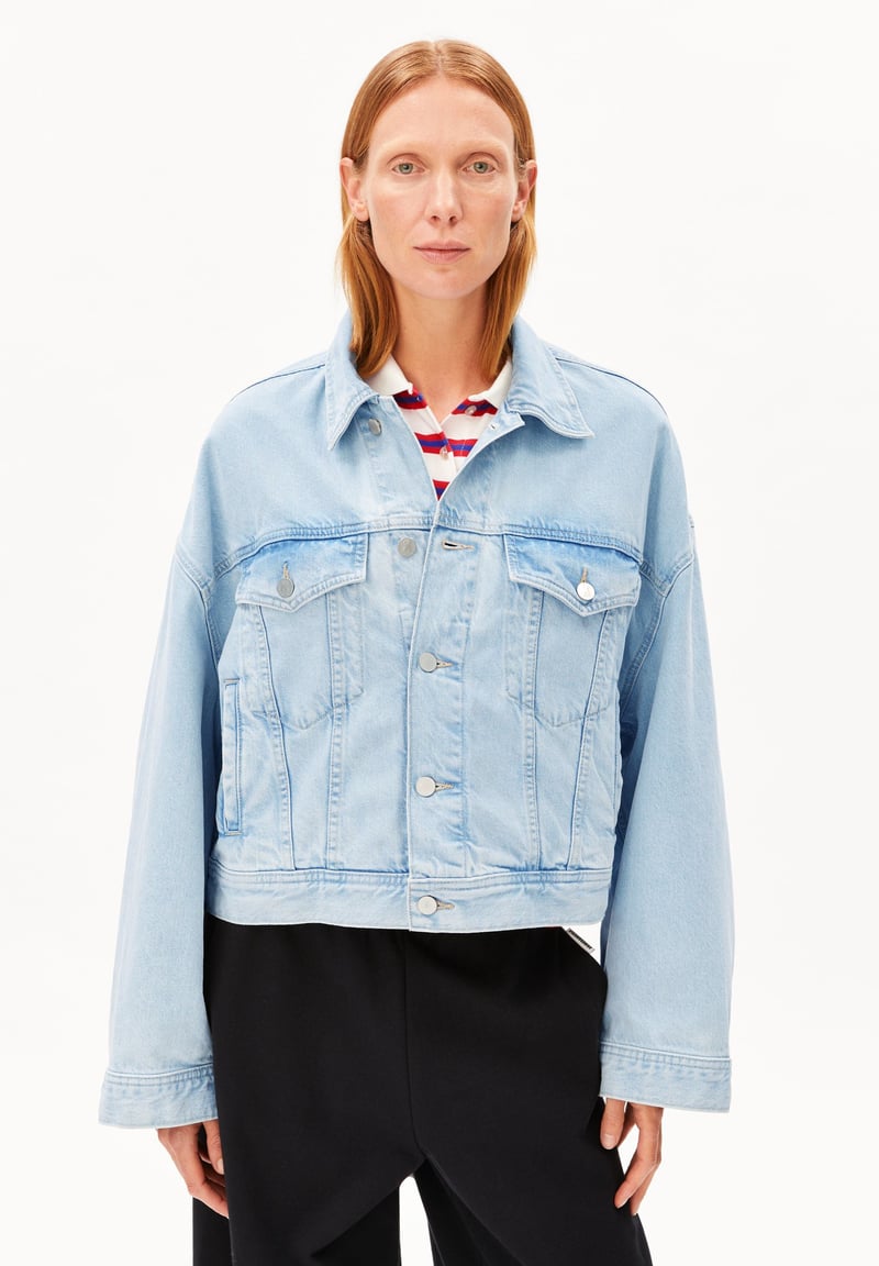 PAASITHE DENIM JACKET | barrea by ARMEDANGELS, 100% Cotton