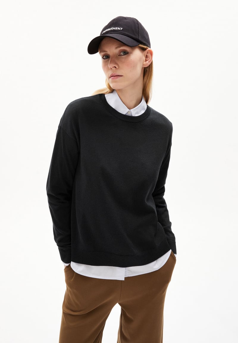 LARUNAA| black by ARMEDANGELS, 50% Cotton, 50% Lyocell