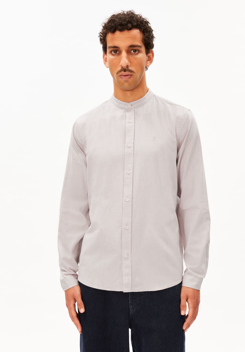 TOMAASAS LONGSLEEVE SHIRT | light sage by ARMEDANGELS, 100% Cotton
