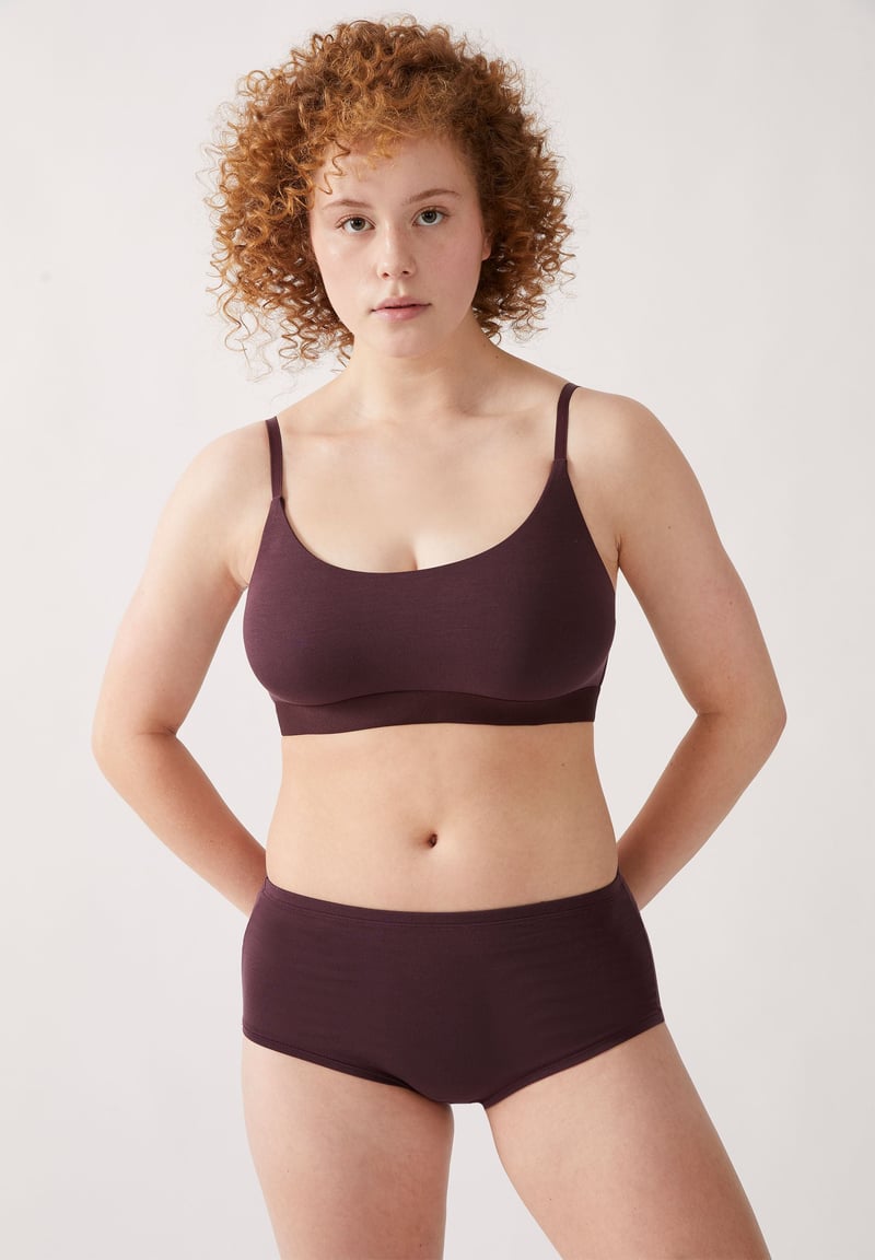 TOVAA BRALETTE | fudge by ARMEDANGELS, 95% Modal, 5% Elastane