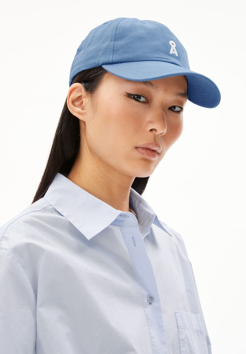 YENAAS BOLD CAP | vintage blue by ARMEDANGELS, 100% Cotton