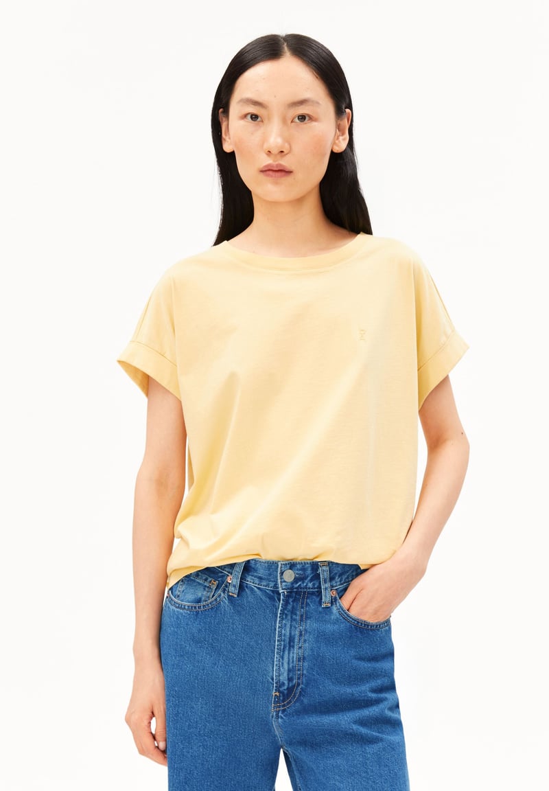 IDAARA T-SHIRT | golden hay by ARMEDANGELS, 100% Cotton