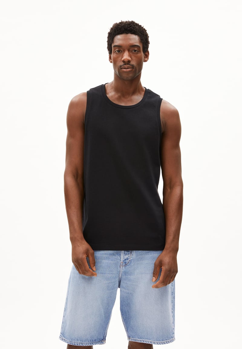 HEAVY WEIGHT TANK TOP| black by ARMEDANGELS, 100% Cotton