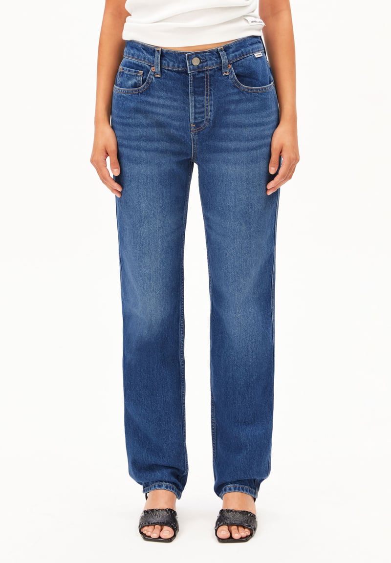 AAVELINE MID STRAIGHT JEAN | bellagio by ARMEDANGELS, 100% Cotton