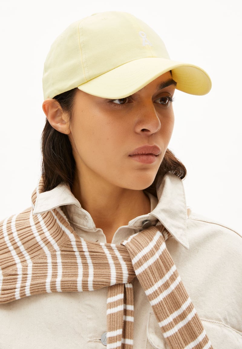 YENAAS BOLD CAP | early yellow by ARMEDANGELS, 100% Cotton