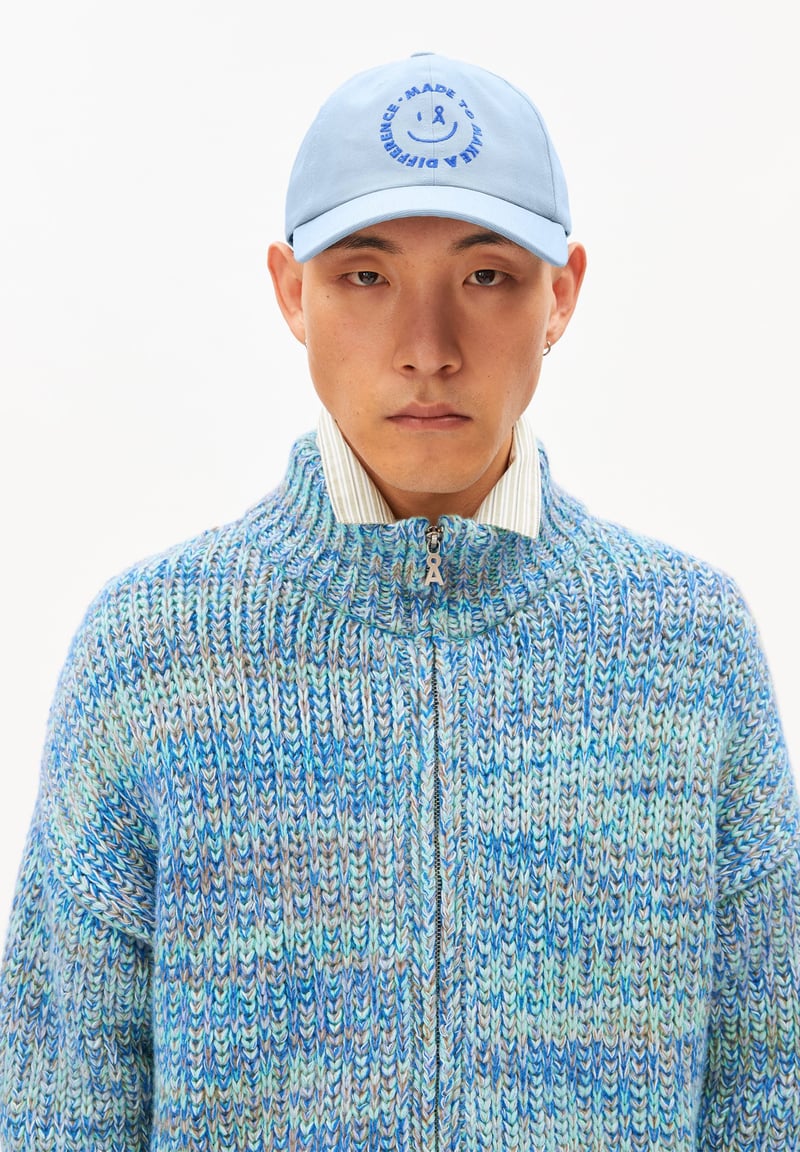 YENAAS CHANGEMAKER CAP | wedgwood by ARMEDANGELS, 100% Cotton