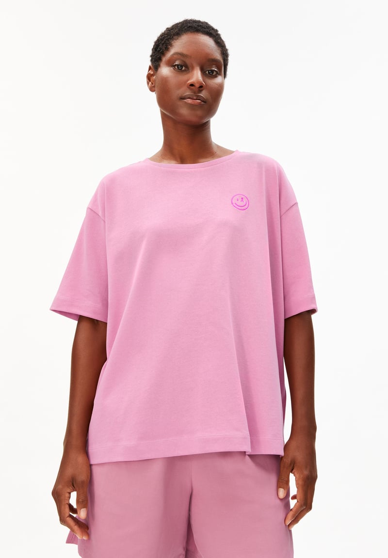 GIANNAA DIFFERENCE T-SHIRT | washed berry by ARMEDANGELS, 100% Cotton