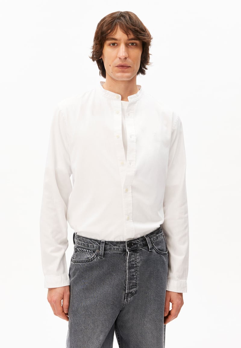 TOMAASAS LONGSLEEVE SHIRT | white by ARMEDANGELS, 100% Cotton