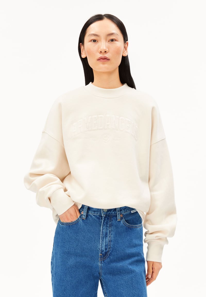 ALIZAA COLLEGE SWEATSHIRT | undyed by ARMEDANGELS, 100% Cotton