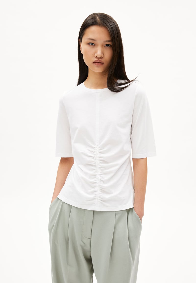 TRASLARAA JERSEY| white by ARMEDANGELS, 100% Cotton