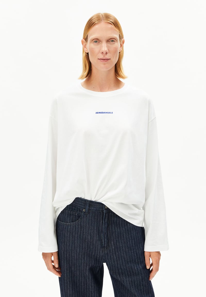 FIETAA DETOX LONGSLEEVE | white by ARMEDANGELS, 100% Cotton