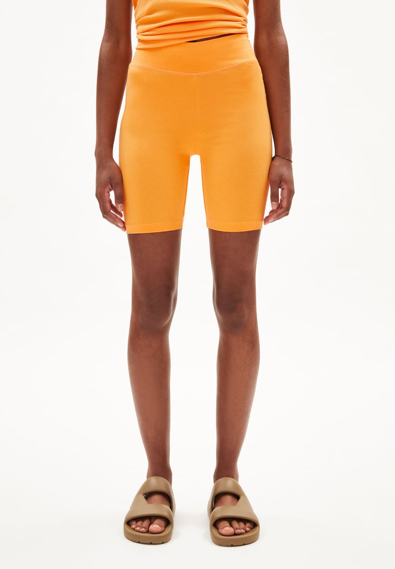 NEDAA LITAA SHORTS| mangorange by ARMEDANGELS, 96% Cotton, 4% Elastane
